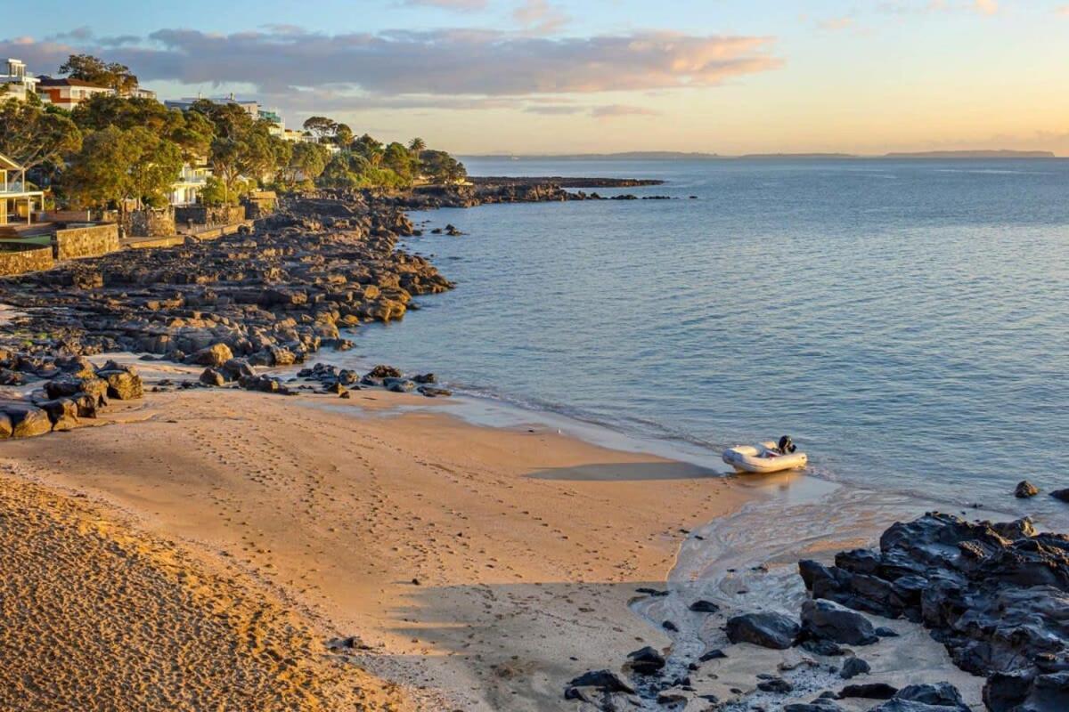 Takapuna Beachfront W Stunning Views Окленд Екстер'єр фото